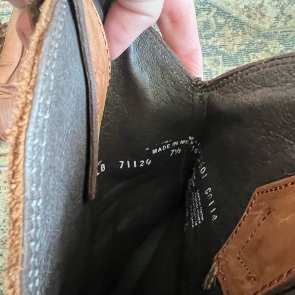 Liberty Black Vegas Fringe Cowboy Boots Brown Western Rodeo Yellowstone Womens - Picture 10 of 12